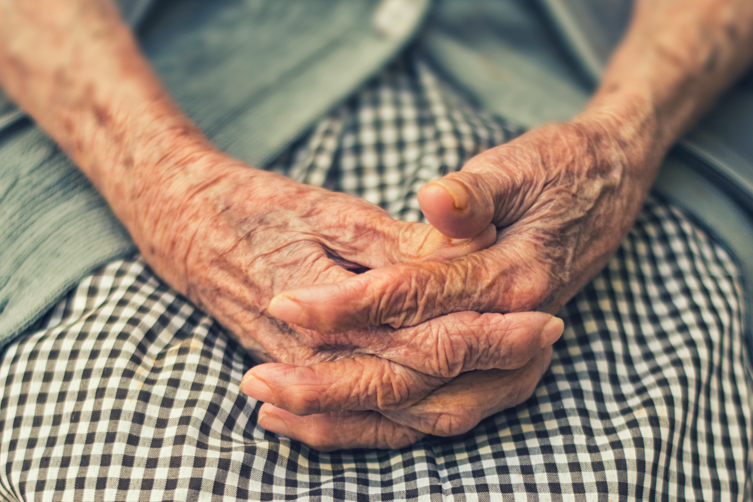 elderly hands